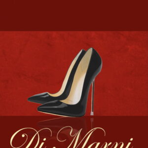 The Akhira x Black Patent Leather Stiletto