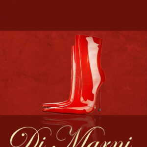The Corcai x Red Patent Leather Ankle Boot