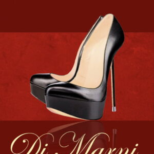 The Oxia x Black Matt Leather Stiletto