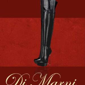 The Truante x Black Leather Thigh Boot